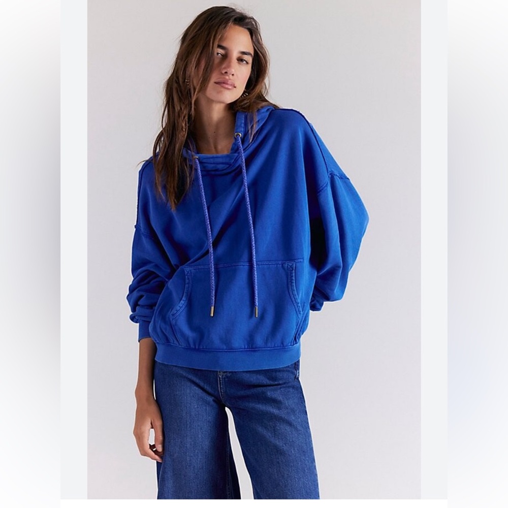 We The Free Of A Feather Hoodie in Mazarine Blue